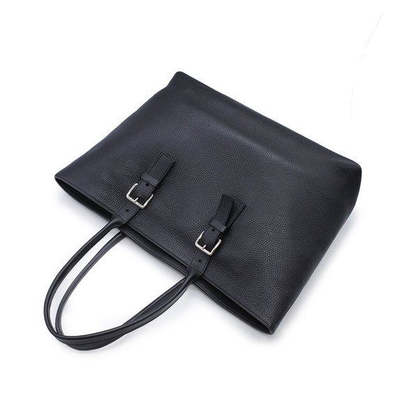 Louis Vuitton Cover Voyage Tote Bag Cuir Taurillon Black - Picture 2 of 9